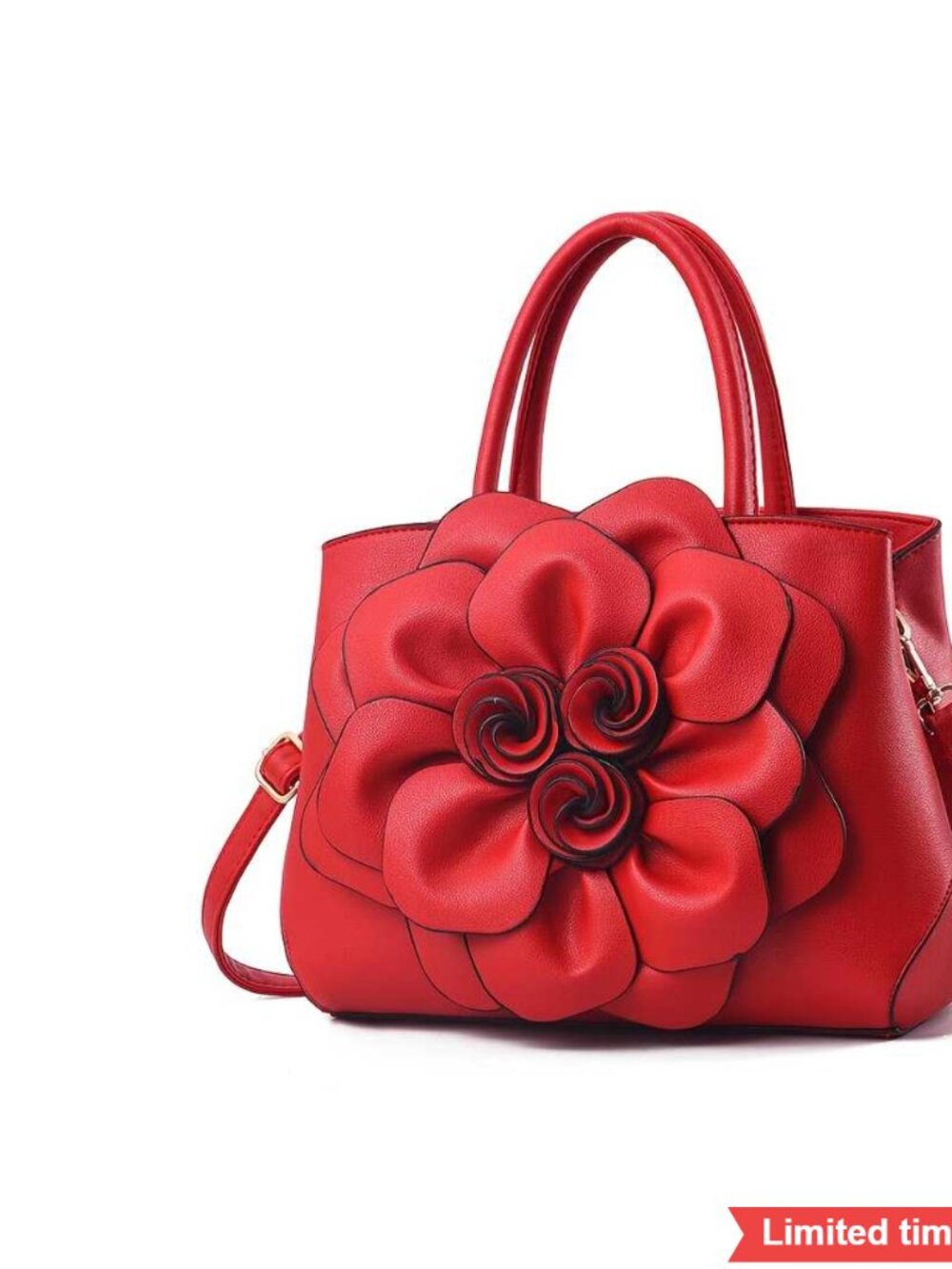 Large Capacity Glossy Bow Crocodile Pattern Handbag Crossbody Purse